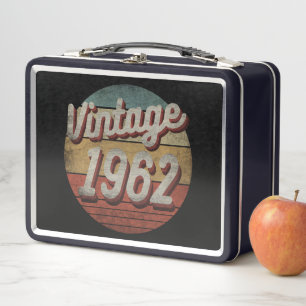 LUNCH BOX VINTAGE 1962 MEN WOMEN BIRTHDAY GIFT
