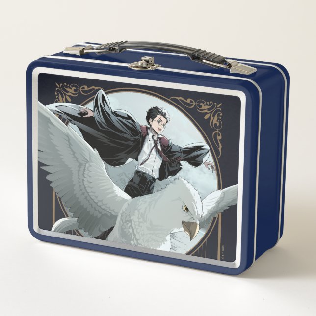 Lunch Box Vol Anime HARRY POTTER™ avec Buckbeak (Devant)