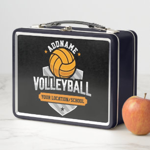 Lunch Box Volleyball AJOUTER TEXTE École Varsity Team Joueur