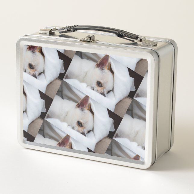 Lunch Box Votre chiot chien de compagnie photo personnalisée (Devant)
