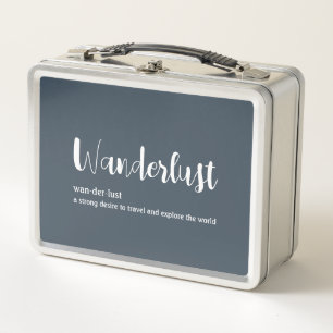 Lunch Box Wanderlust définition blanc gris bleu couleur