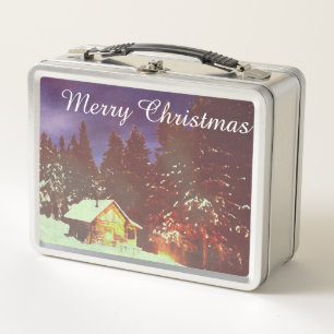 Lunch Box Weihnachtsmotiv Hiver merveilleux