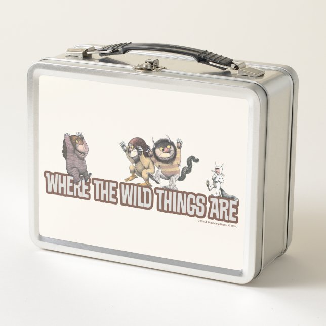 Lunch Box Where the Wild Things Are Characters on Logo (Devant)