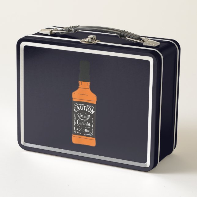 Lunch Box Whiskey caution May Contain (Devant)