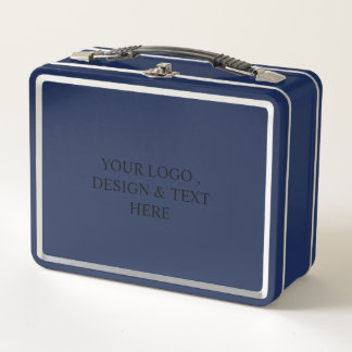 Lunch Box White Personalized – Your Logo & Text Here