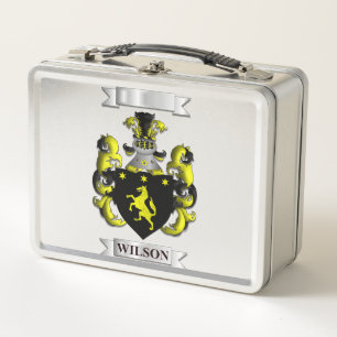 Lunch Box Wilson Familienname und Schild