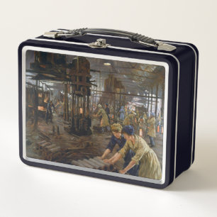 Lunch Box WW1 1918 Les femmes qui travaillent dans une usine