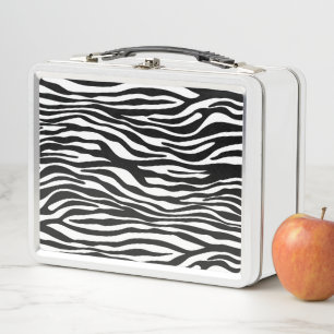 Lunch Box Zebra Print, Zebra Stripes, Noir Et Blanc
