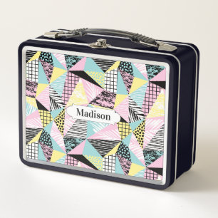 Lunch Boxen für abstrakte geometrische Muster indi