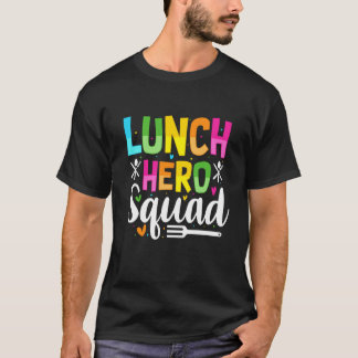 Lunch Hero Squad Lustige Cafeteria-Mitarbeiter pas T-Shirt