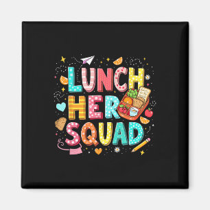 Lunch Hero Squad schicke Zurück-in-die-Schule-Lunc Magnet