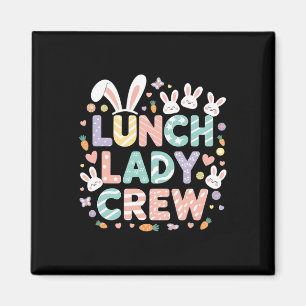 Lunch Lady Crew Lustige Lunch Lady Cafeteria Frohe Magnet