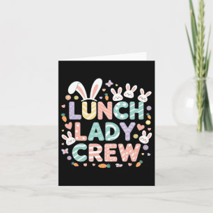 Lunch Lady Crew Lustige Lunch Lady Cafeteria Glück Karte