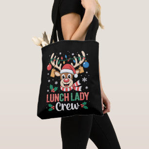 Lunch Lady Crew Weihnachtsrentier Xmas Lichter Tasche