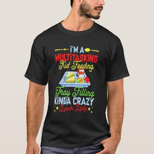 Lunch Lady Cute Cafeteria Worker Appreciation Lunc T-Shirt (Vorderseite)