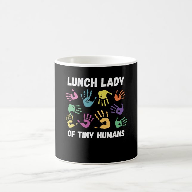 Lunch Lady Gift School Cafeteria Kaffeetasse (Mittel)