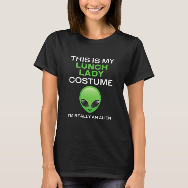 Lunch Lady Halloween Costume  T-Shirt (Vorderseite)
