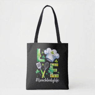 Lunch Lady Life Frohen St. Patrick's Day Tasche