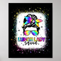 Lunch Lady Squad Messy Bun Girl First Day