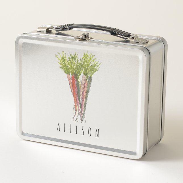 Lunchbox der personalisierten Mädchenschule, Karot (Vorderseite)