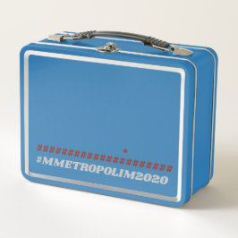 Lunchbox en métal BLEU CLAIR bY #MMETROPOLIM