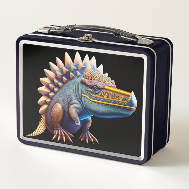 Lunchbox en métal Dinosaur cool (Devant)