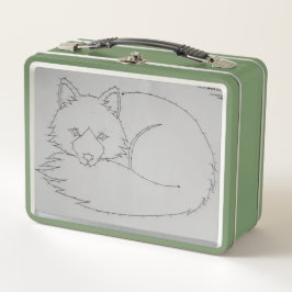 Lunchbox en métal Fox