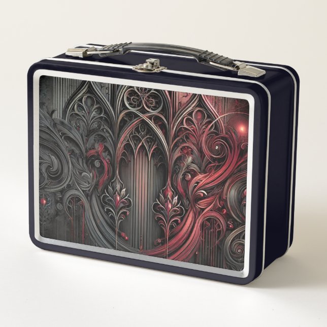 Lunchbox en métal gothique - Style unique (Devant)