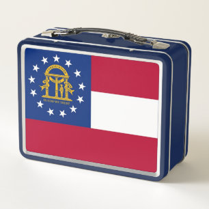 Lunchbox en métal inoxydable avec drapeau de la Gé