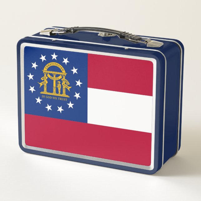 Lunchbox en métal inoxydable avec drapeau de la Gé (Dos)