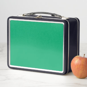 Lunchbox en métal personnalisé Emerald Green
