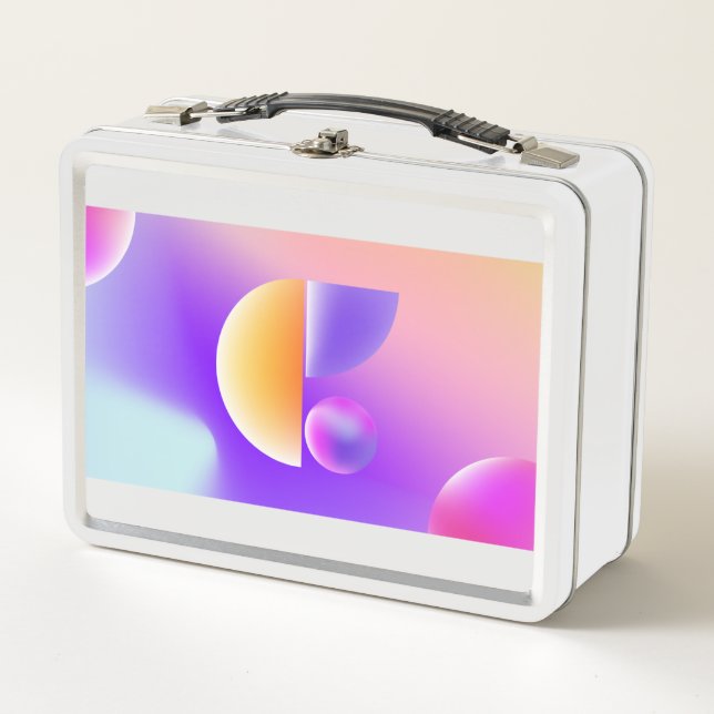 Lunchbox en métal (si c’est un design classique ou (Devant)