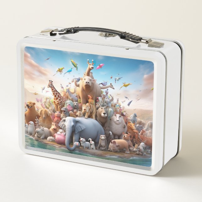 Lunchbox für mystische Tiere (Rückseite)