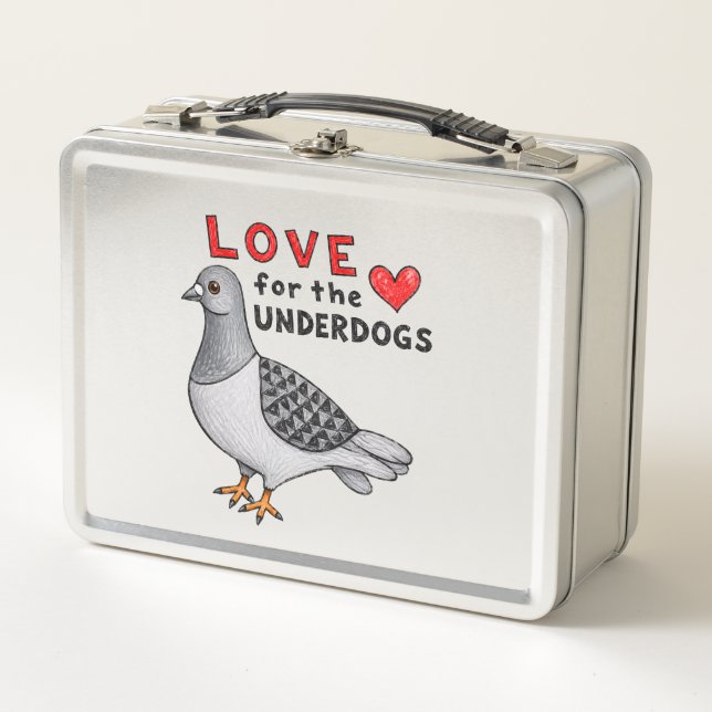 Lunchbox für Taubenliebhaber (Vorderseite)