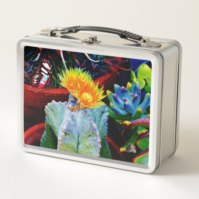 Lunchbox métallique Caliente Cactus (Devant)