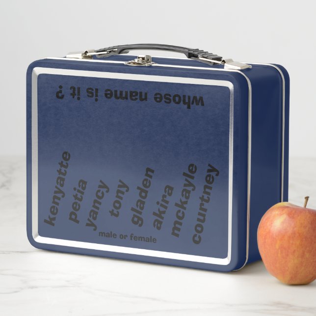 Lunchbox mit Unisex-Namen bY-Metropolim (Beispiel)