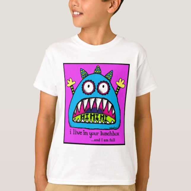 Lunchbox-Monster T-Shirt (Vorderseite)