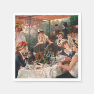 Luncheon Boating Party - Renoir Malerei Serviette