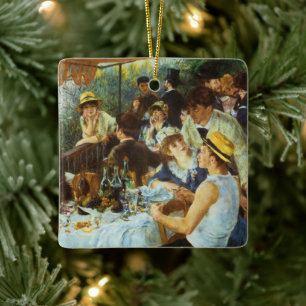 Luncheon der Booteilnehmer von Pierre Renoir Keramikornament