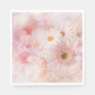Luncheon Paper Napkins-Pink-Blume Serviette