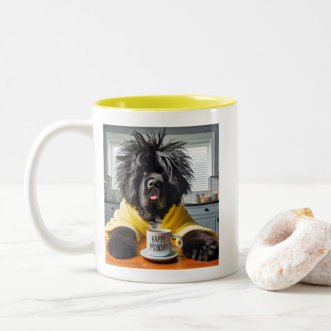 Lundi Matin Mug Nouveau café (Avec donut)