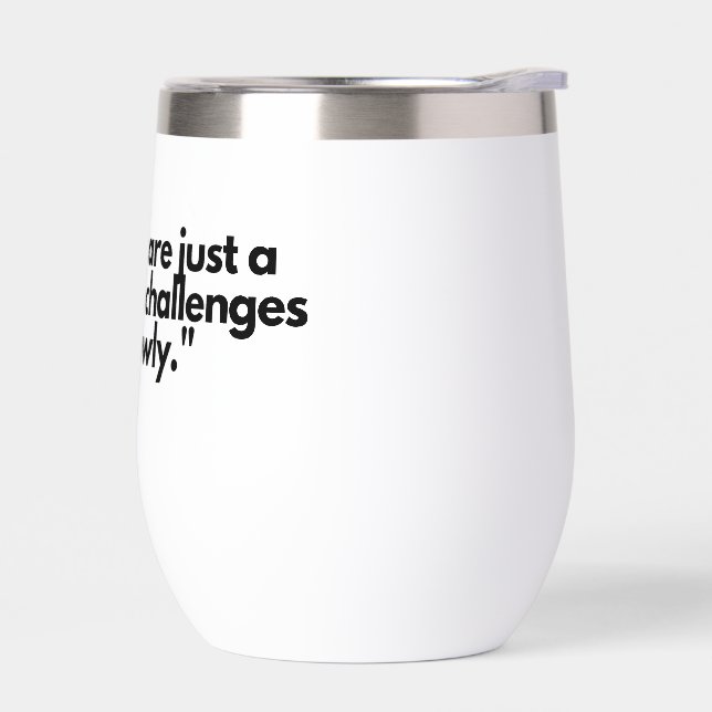 Lundi Motivation Tumbler - Sip Lentement (Gauche)