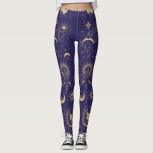 Lune céleste et Leggings du thème Soleil
