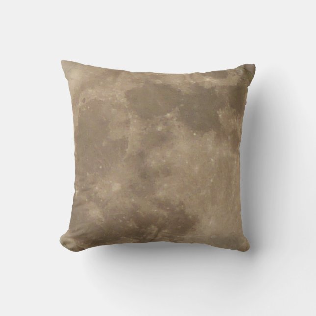 Lune Coussin Pleine lune Jeu Oreiller Personnalisé (Recto)