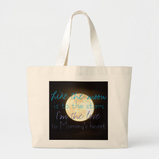 Lune de bébé de coton au sac de couche-culotte de