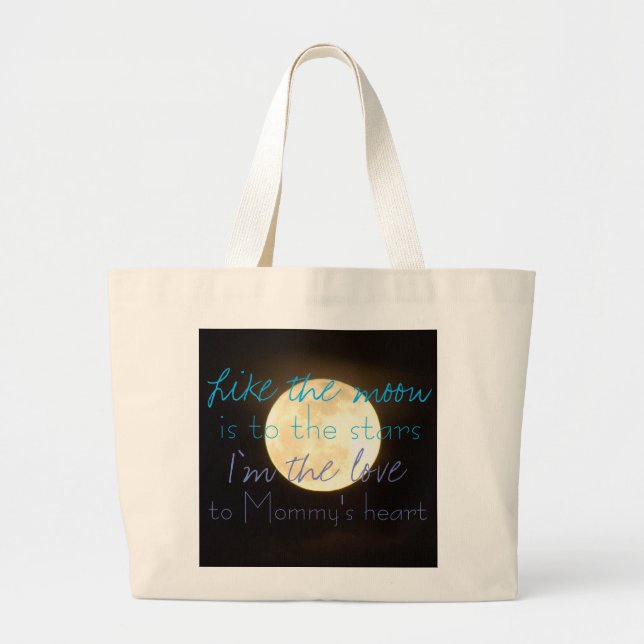 Lune de bébé de coton au sac de couche-culotte de (Devant)