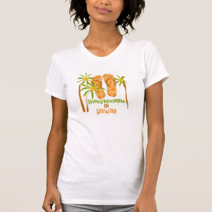 Lune de miel en t-shirt Hawaii