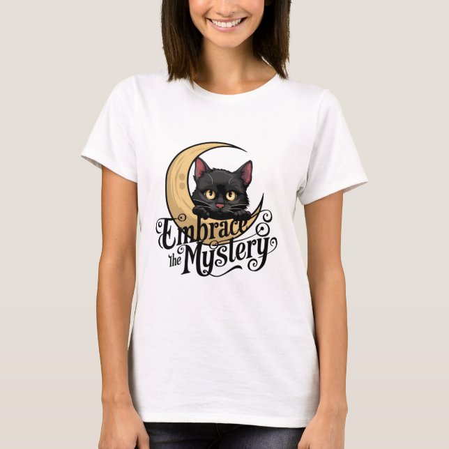 Lune Enigma : Embrassez le mystère T-shirt (Devant)