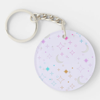 Lune & Étoiles Minimaliste Lavande