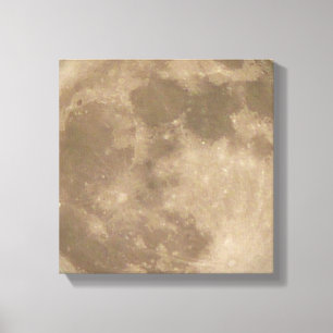 Lune Imprimer Pleine lune d'astronomie toile d'art